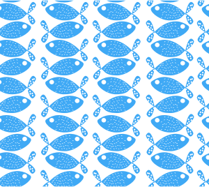 openclipart圖庫：Fish Pattern Background