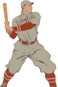 openclipart圖庫：Vintage Baseball Player