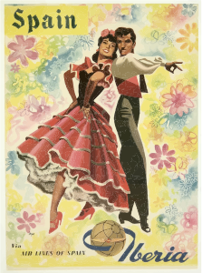 openclipart圖庫：Vintage Travel Poster Spain 2