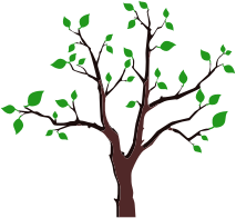 openclipart圖庫：Sparse Foliage Tree