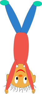 openclipart圖庫：Handstand