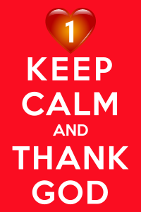 openclipart圖庫：Keep Calm And Thank God