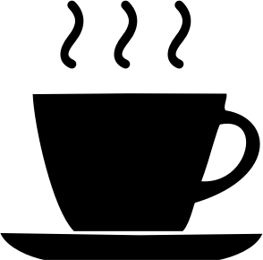 openclipart圖庫：Scripted Coffee Cup Icon