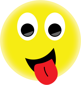 openclipart圖庫：Smiley Face With Tongue Out