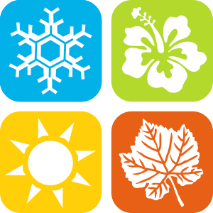 openclipart圖庫：Seasons Icons