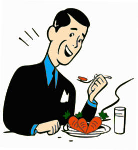 openclipart圖庫：Eating carrots