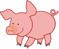 Clipart - pig