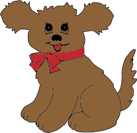 openclipart圖庫：Happy Puppy