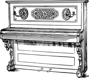 openclipart圖庫：Piano
