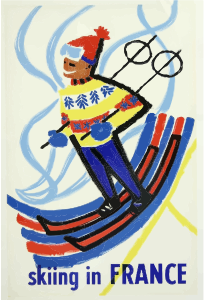 openclipart圖庫：Vintage Travel Poster France 5