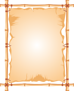 openclipart圖庫：Bamboo frame
