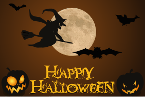 openclipart圖庫：Happy Halloween Wallpaper