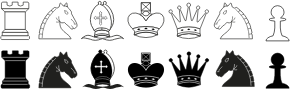 openclipart圖庫：Chess Pieces