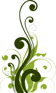 openclipart圖庫：Floral Flourish 3