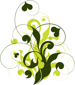 openclipart圖庫：Floral Flourish 4
