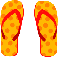 openclipart圖庫：Flip Flops 2