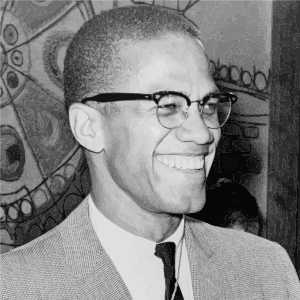openclipart圖庫：Malcolm X Smile