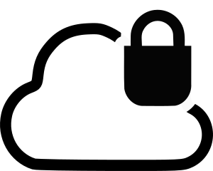 openclipart圖庫：Secure Cloud