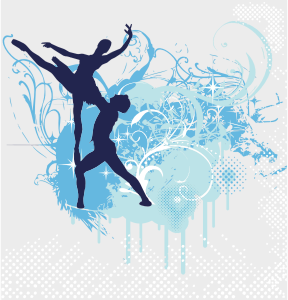 openclipart圖庫：Decorative Ballet Montage