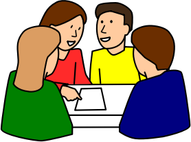 openclipart圖庫：students group work