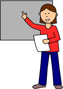 openclipart圖庫：student classroom presentation