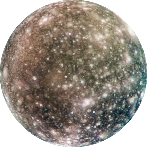 openclipart圖庫：Jupiter's moon Callisto