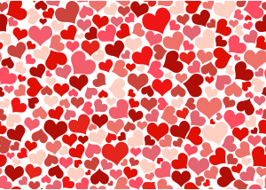 openclipart圖庫：Hearts Background