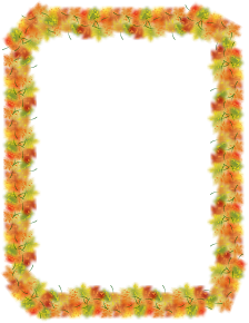 openclipart圖庫：Autumn Border