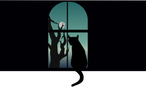 openclipart圖庫：Black cat | Schwarzer Kater