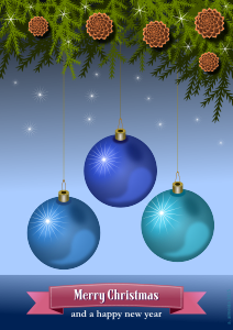 openclipart圖庫：Christmas card #9