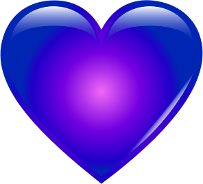 openclipart圖庫：Blue Heart