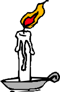 openclipart圖庫：Burning candle