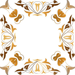 openclipart圖庫：Floral Flourish Frame 2