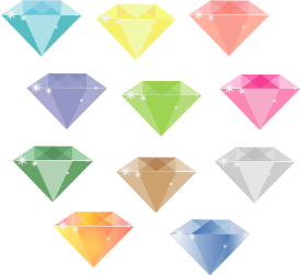 openclipart圖庫：SIMPLE DIAMONDS