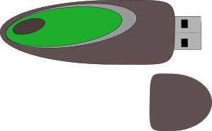 openclipart圖庫：flash disk
