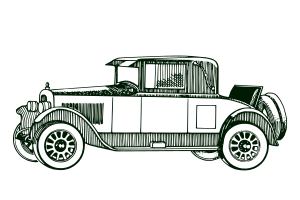 openclipart圖庫：Classic car