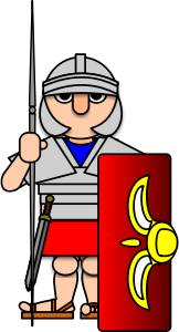 openclipart圖庫：Roman Soldier
