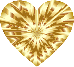 openclipart圖庫：Starburst Heart 10