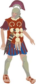 openclipart圖庫：Roman Centurion