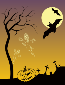 openclipart圖庫：Halloween Scene