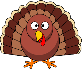 openclipart圖庫：Thanksgiving turkey
