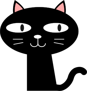 openclipart圖庫：Black Cat