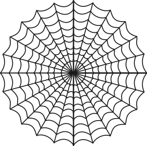 openclipart圖庫：spiders web