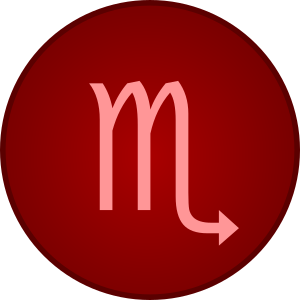 openclipart圖庫：Scorpio symbol