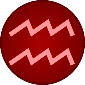 openclipart圖庫：Aquarius symbol