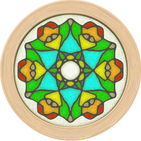 openclipart圖庫：Stained Glass Window 1