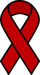 openclipart圖庫：Burgundy Multiple Myeloma Ribbon