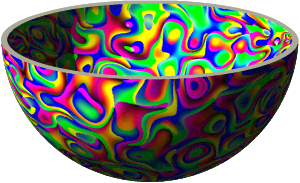 openclipart圖庫：Colourful bowl