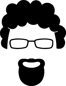 openclipart圖庫：Goatee silhouette
