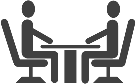 openclipart圖庫：Interview Without Speech Bubbles